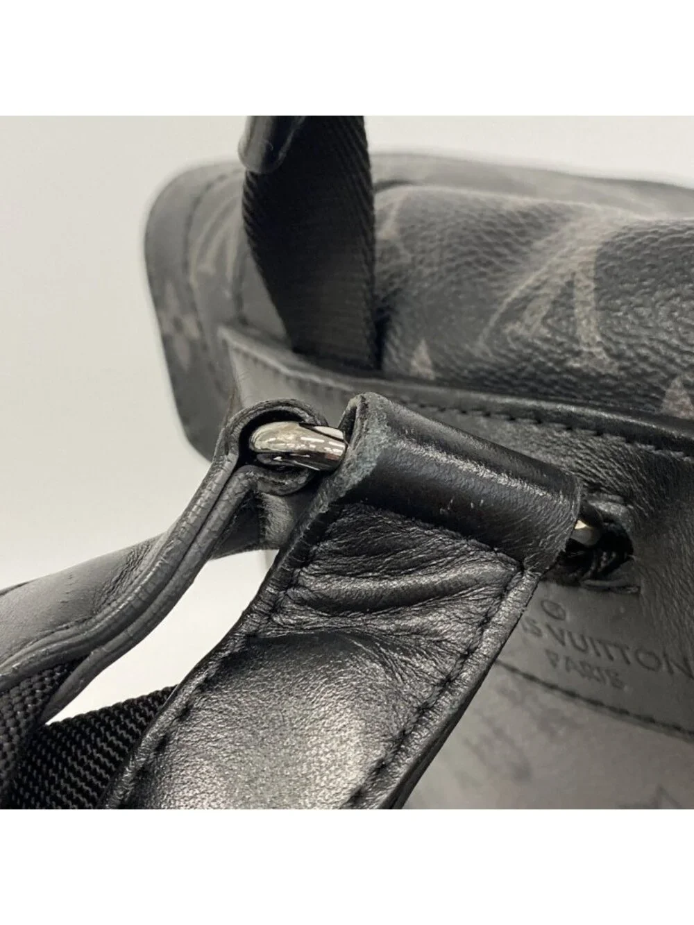 Louis Vuitton Backpack Monogram Eclipse Reverse Christopher MM Black Gray